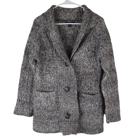Banana Republic Sweaters - Banana Republic 100% Wool Womens Chunky Cozy Warm Cardigan Sweater Winter Fall M